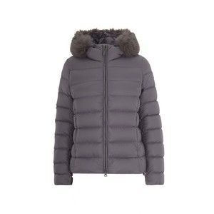 Colmar Originals Dove Gray Hooded Down Jacket - NWT